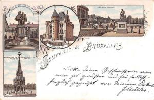 Bruxelles Belgium Scenic Views Antique Postcard J39701