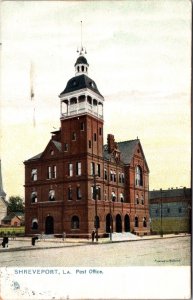 Postcard United States Post Office in Shreveport, Louisiana