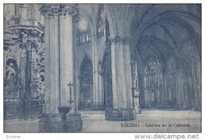 Interior De La Catedral, Toledo (Castilla-La Mancha), Spain, 1900-1910s