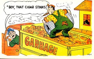 Humor - Boy, that cigar stinks