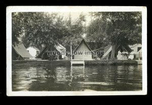aj0680 - Surrey - Thames Camping & Boating Association at Walton c1914. postcard