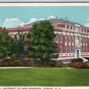 c1910s Durham, N.H De Meritt Hall University Technology College School Card A217