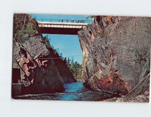 Postcard Montreal River Gorge and the Trans Canada Highway Bridge, Canada