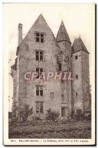 Old Postcard Ballon Le Chateau