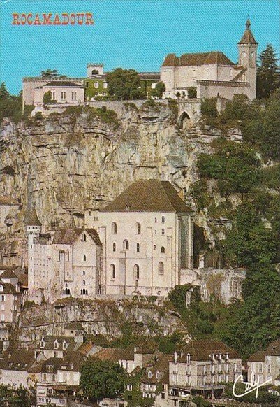 France Rocamadour Le Chateau et le Palais des Eveques