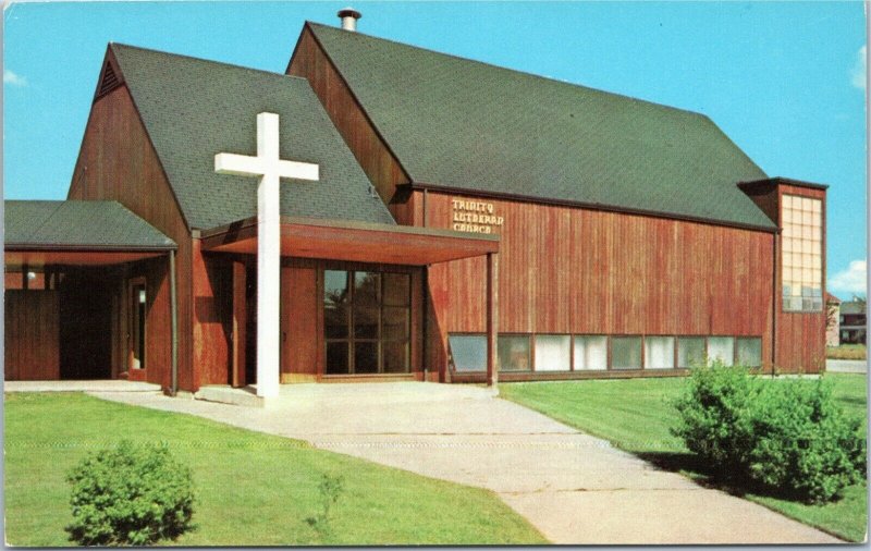 Trinity Lutheran Church, Park Forest Illinois postcard