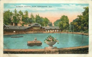 Birmingham Alabama Roebuck Country Club Postcard Kropp Pool 10244