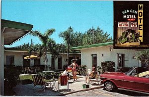 Postcard MOTEL SCENE Clearwater Florida FL AI7978