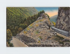 Postcard Entrance To Crawford Notch, White Mountains, New Hampshire