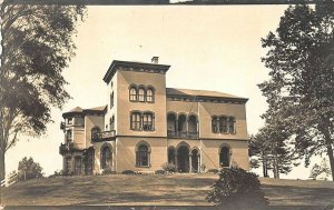 Wiscasset ME Castle Tucker Historic Mansion Real Photo Postcard