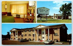 ROCKFORD, Illinois IL ~ Roadside COLONIAL INN MOTOR LODGE 1970s Motel Postcard