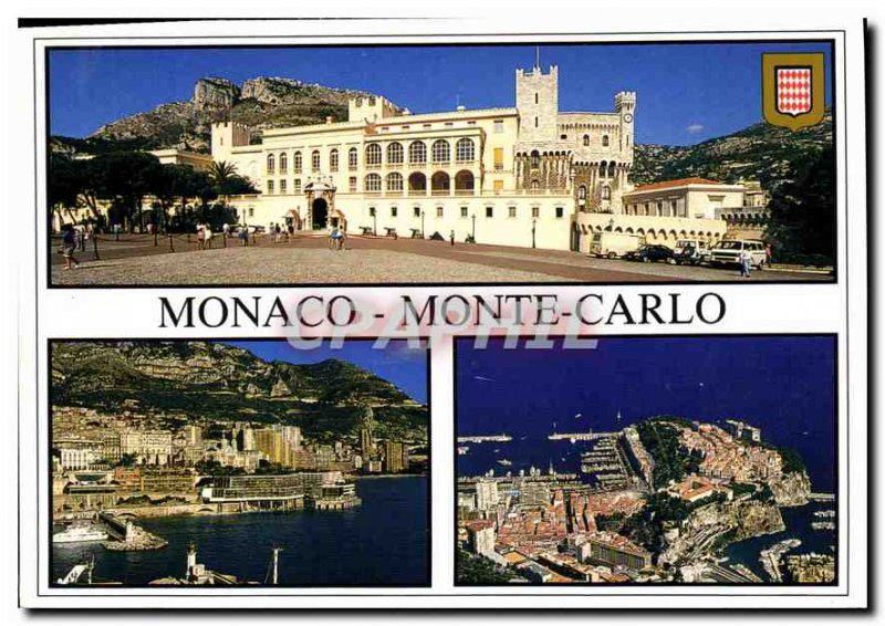 Modern Postcard Monaco Monte Carlo Prince's Palace Monte Carlo Monaco Rocher ...