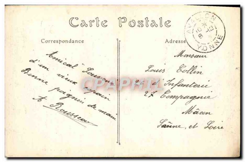 Old Postcard Avallon Cousin Bridge