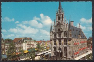 Netherlands Postcard - Gouda - Markt Met Stadhuis   A8573