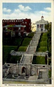 Monument Terrace And Courthouse - Lynchburg, Virginia