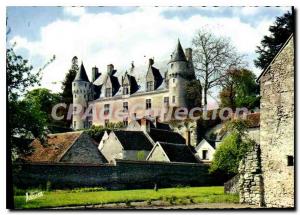 Postcard Modern Wonders of the Loire Valley Montresor Indre et Loire Chateau