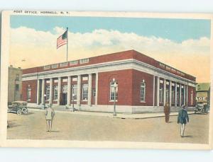 W-Border POST OFFICE SCENE Hornell New York NY hs1664