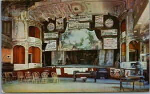 1950s Piper's Opera House Interior Virginia City NV Nevada Postcard