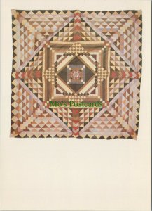 Art Postcard - Quilt Top: Geometric Pattern, Massachusetts 1870-80 -  RR10652