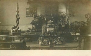 C-1910 Interior Farm Produce Agriculture Display RPPC Photo Postcard 21-9783