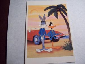 Looney Tunes Characters  //  Unused Postcard