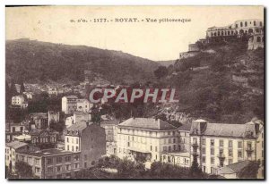 Old Postcard Royat Scenic View