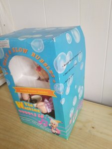 The Walking Bubbly Jr Clown Vintage Retro Complete.BOX IN ROUGH SHAPE.