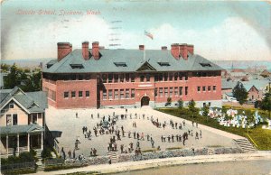 Postcard Lincoln School Spokane WA