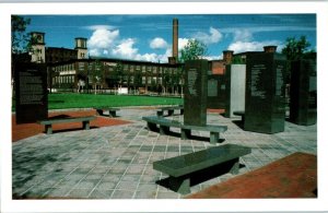 The Jack Kerouac Commermorative Public Art in Lowell Massachusetts Postcard