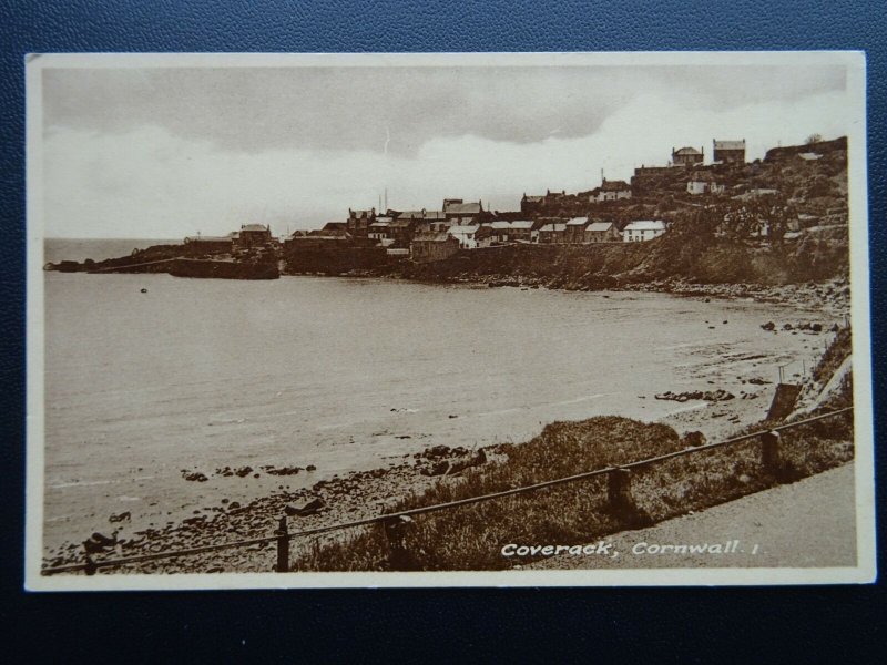 Cornwall COVERACK Bay & Harbour - Old Postcard by M & L National Series