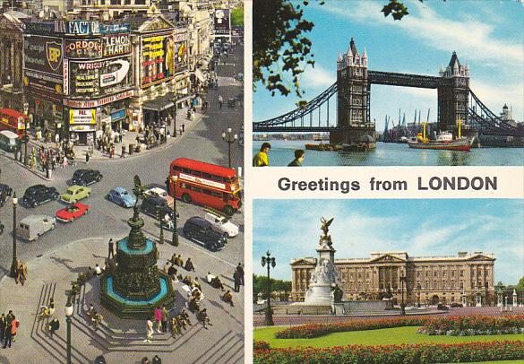 Greetings From London Multi View