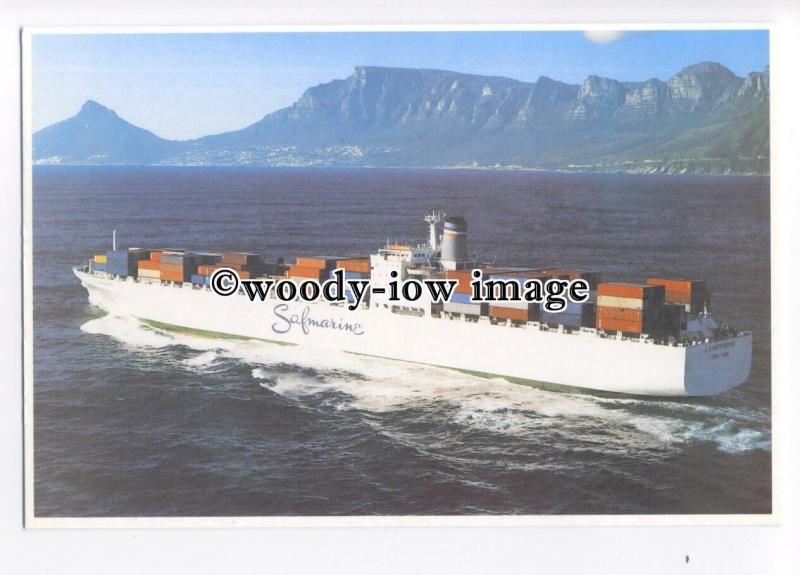 cd0294 - Safmarine Container Ship - SA Waterberg , built 1979 - postcard