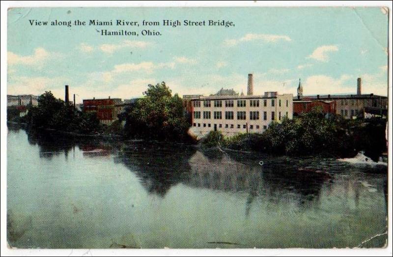 OH - Miami River, High St Bridge, Hamilton