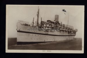 na9927 - Royal Navy Troop Transport Liner - HMT Nevasa , built 1913 - postcard