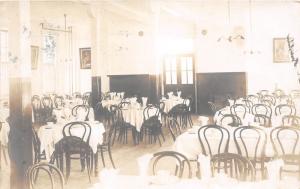 F1/ St Joseph New York NY Real Photo RPPC Postcard Dining Room Interior