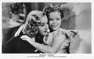 Shirley Temple In Little Miss Broadway View Postcard Backing 
