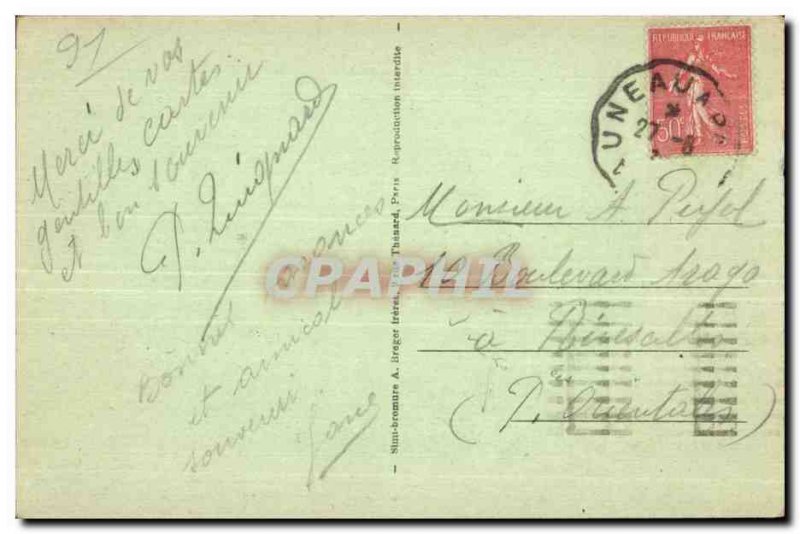 Montlhery - Le Chateau - The Tower - Old Postcard