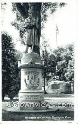 Monument, Coe Park - Torrington, Connecticut CT