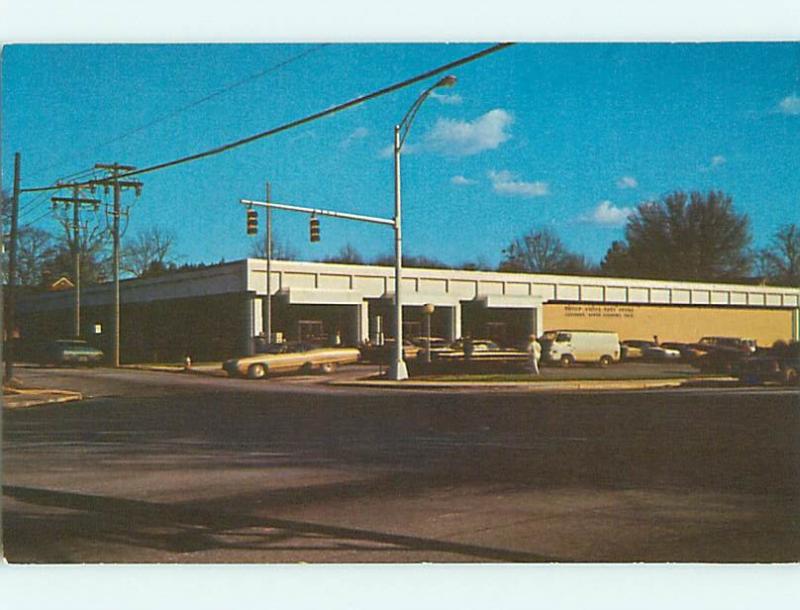 Unused Pre-1980 OLD CARS & POST OFFICE Anderson South Carolina SC v5508