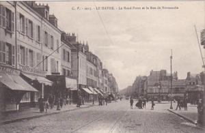 France Le Havre Le Rond-Point et la Rue de Normandie