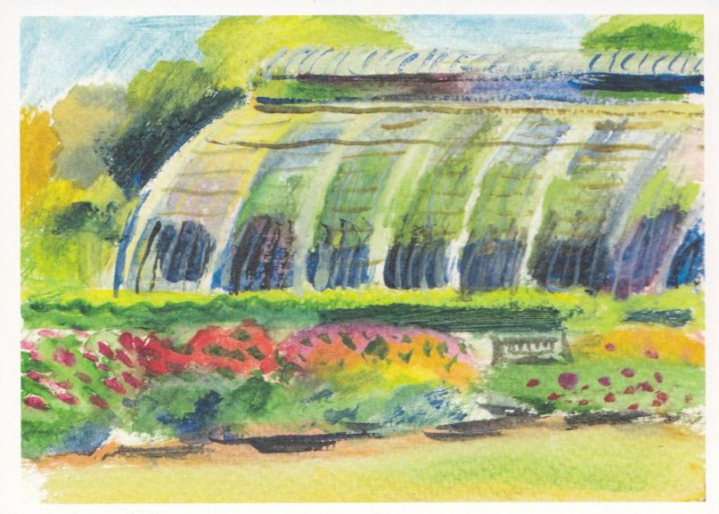 Melissa Scott Miller Palm House At Kew Garden London Painting Postcard