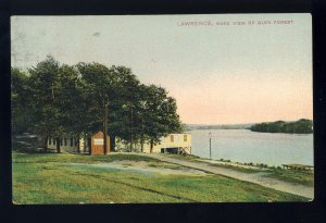 Lawrence, Massachusetts/MA/Mass Postcard, View Of Glen Forest, 1909!