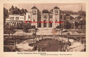 Ibero-American Exposition, Sevilla Spain, Plaza de America, Pabellon de Arte