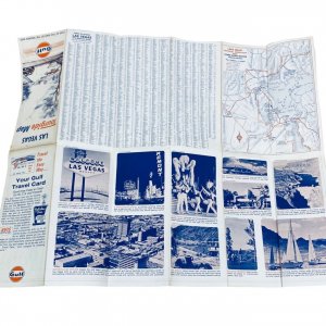 1969 Gulf Oil Las Vegas Tourguide Map