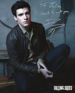 Drew Roy Falling Skies Hannah Montana 10x8 Hand Signed Photo