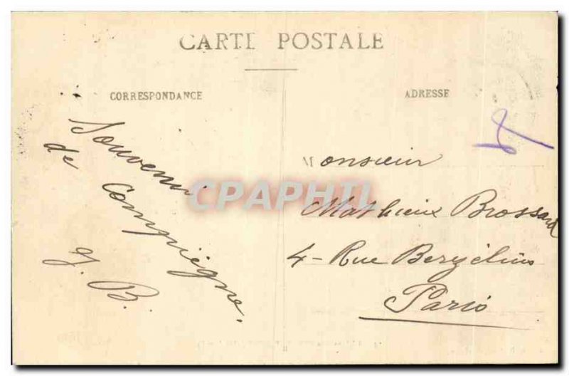 Old Postcard Chateau de Pierrefonds