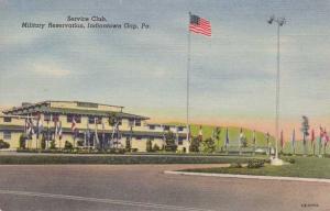 Service Club at Military Reservation - Indiantown Gap PA, Pennsylvania - Linen