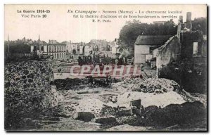 Old Postcard Suippes Ruins