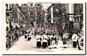 Postcard Old Orleans fiestas Jeanne d & # 39arc May 7 and 8 Chapter of the ca...