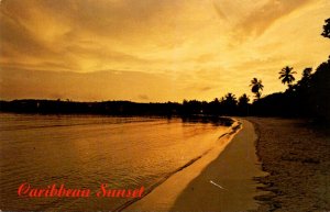 Puerto Rico Greetings From The Caribbean Beautiful Sunset